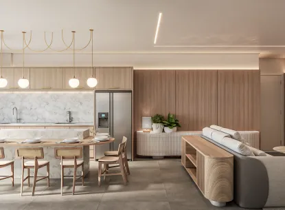Apartamento 3 quartos sendo 1 suíte e 2 demi suítes no bairro Fazenda