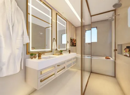 Apartamento 3 quartos sendo 1 suíte e 2 demi-suítes em Itajaí