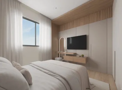 Apartamento 2 quartos sendo 1 suíte em Itajaí